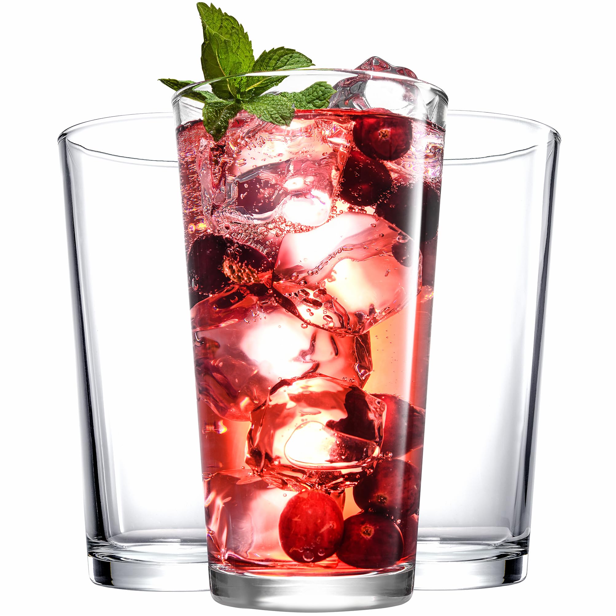 Amazon.com | Drinking Glasses Set 17 OZ. Highball Glass Cups